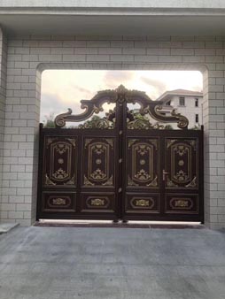 海口庭院门案例