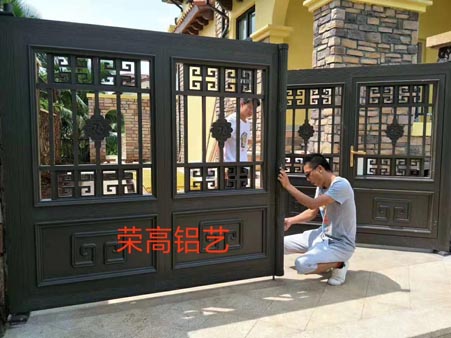 海口庭院门案例