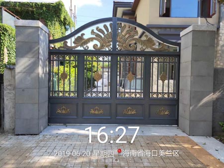 海口庭院门案例