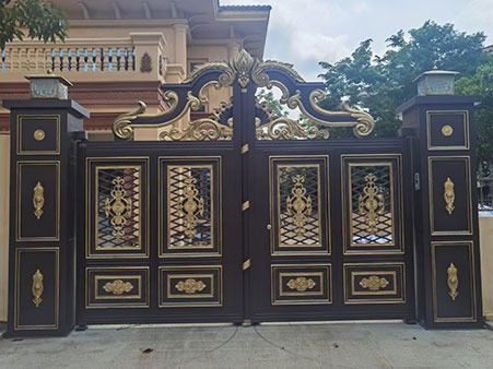 海口庭院门案例
